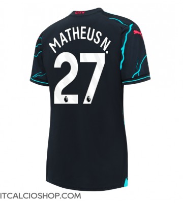 Manchester City Matheus Nunes #27 Terza Maglia Femmina 2023-24 Manica Corta